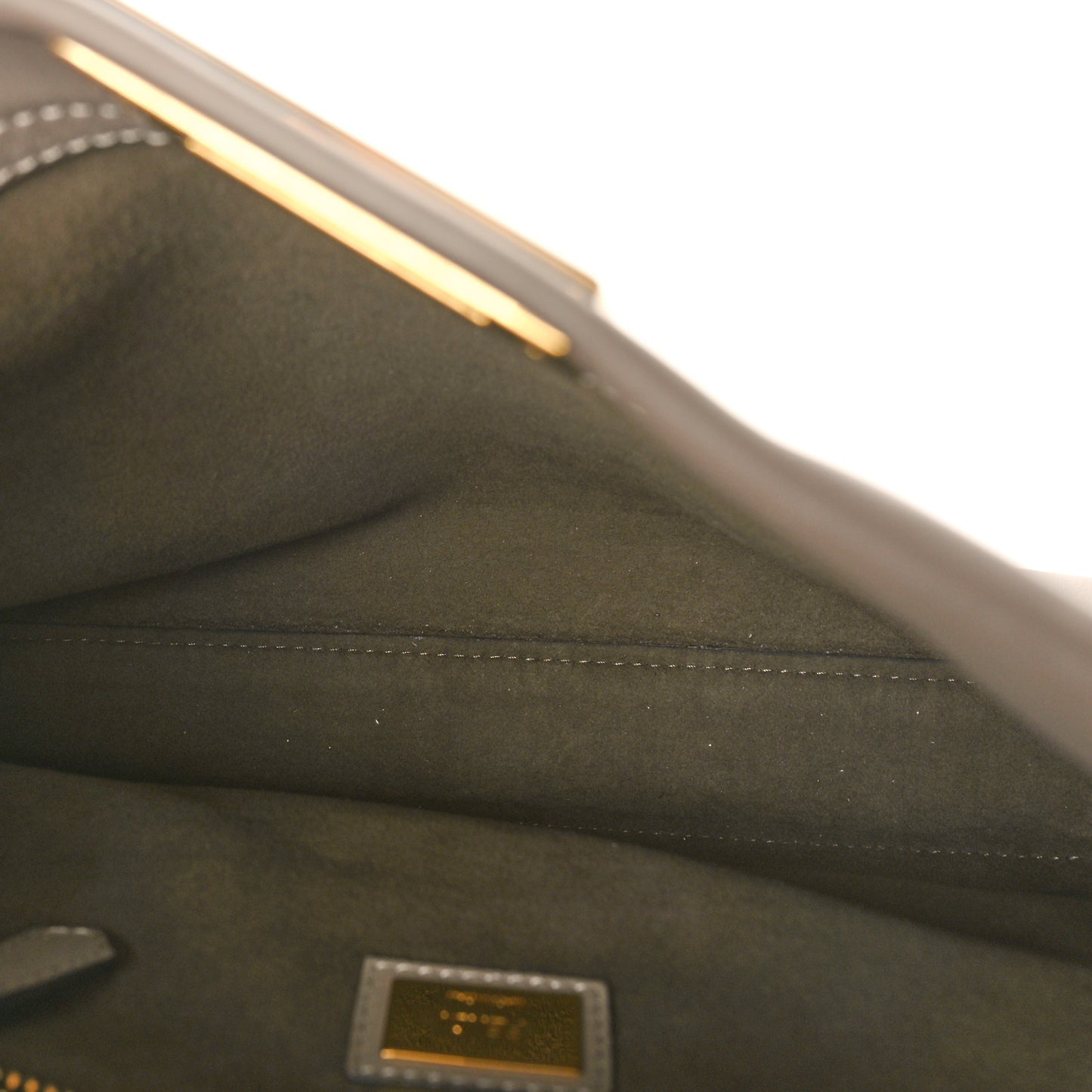 Vitello Seta Plexiglass Tortoise Medium Peekaboo Iconic Satchel Tortora