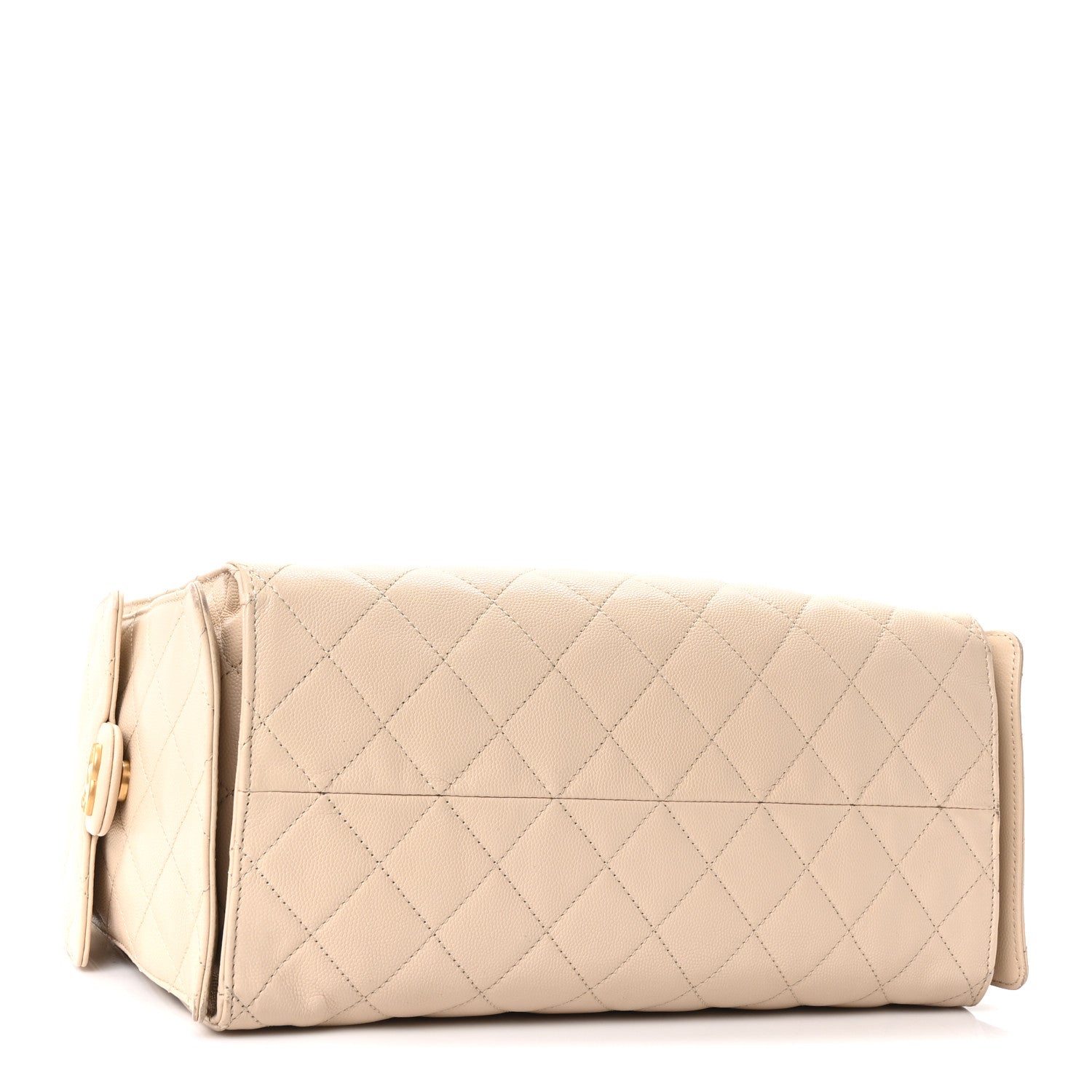 Chanel Caviar Quilted Medium Chanel 25 Handbag Beige 5 of 11