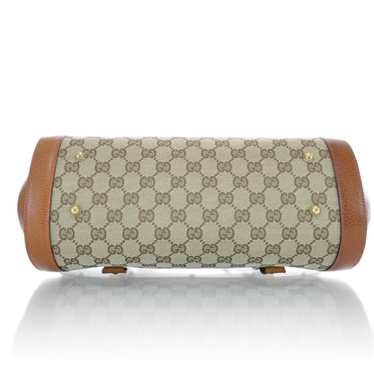 Gucci Monogram Bamboo Bullet Satchel 5 of 9