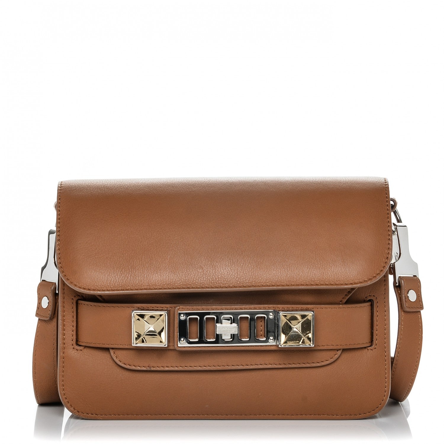 Proenza Schouler Calfskin PS11 Mini Classic Shoulder Bag Caramel 1 of 7