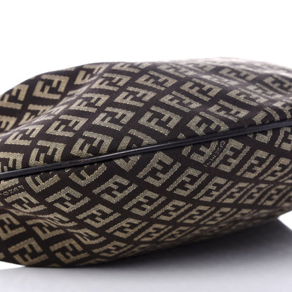 Fendi Zucchino Vitello Medium Chef Hobo Testa di Moro Beige 6 of 8