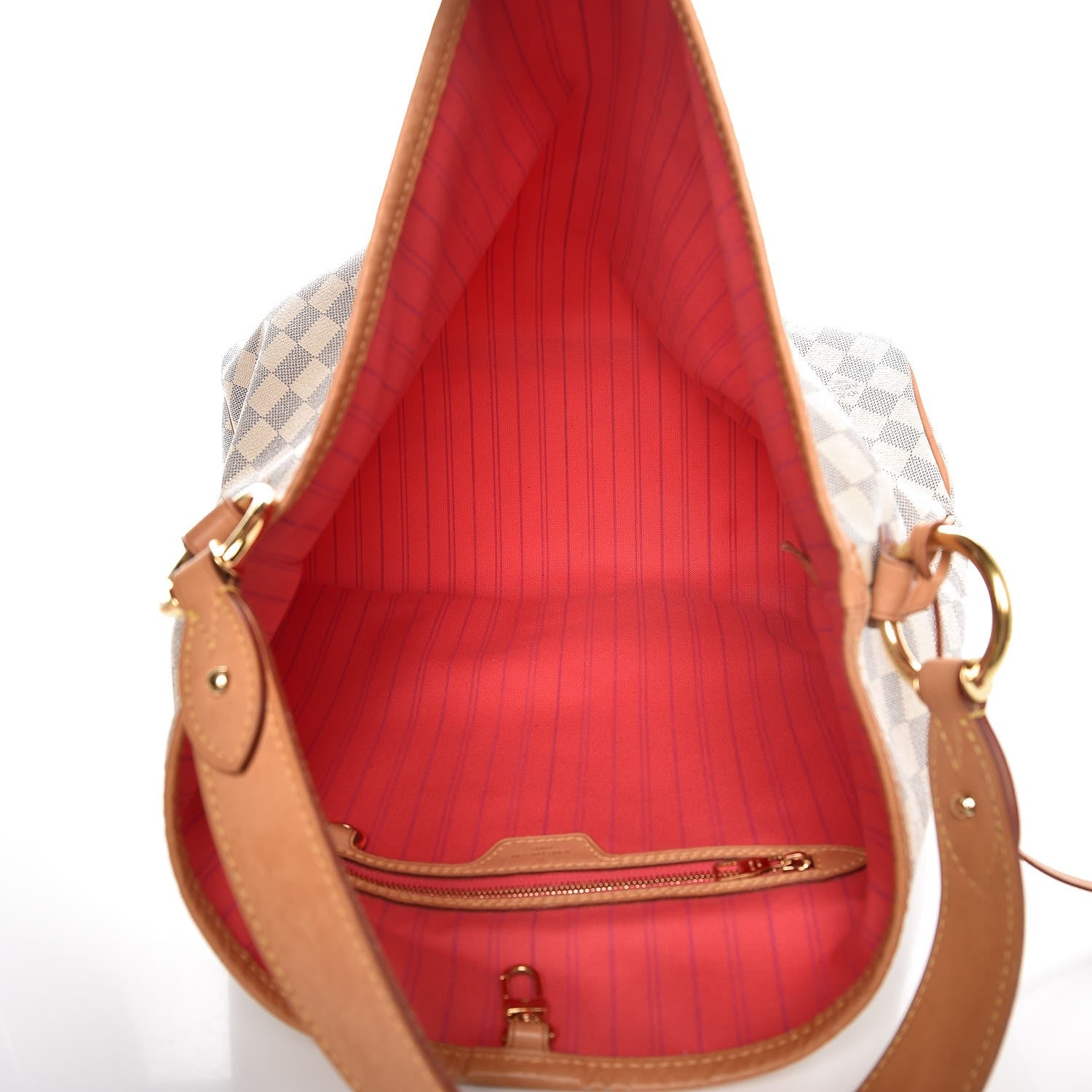 Louis Vuitton Damier Azur Delightful MM Pink 5 of 12