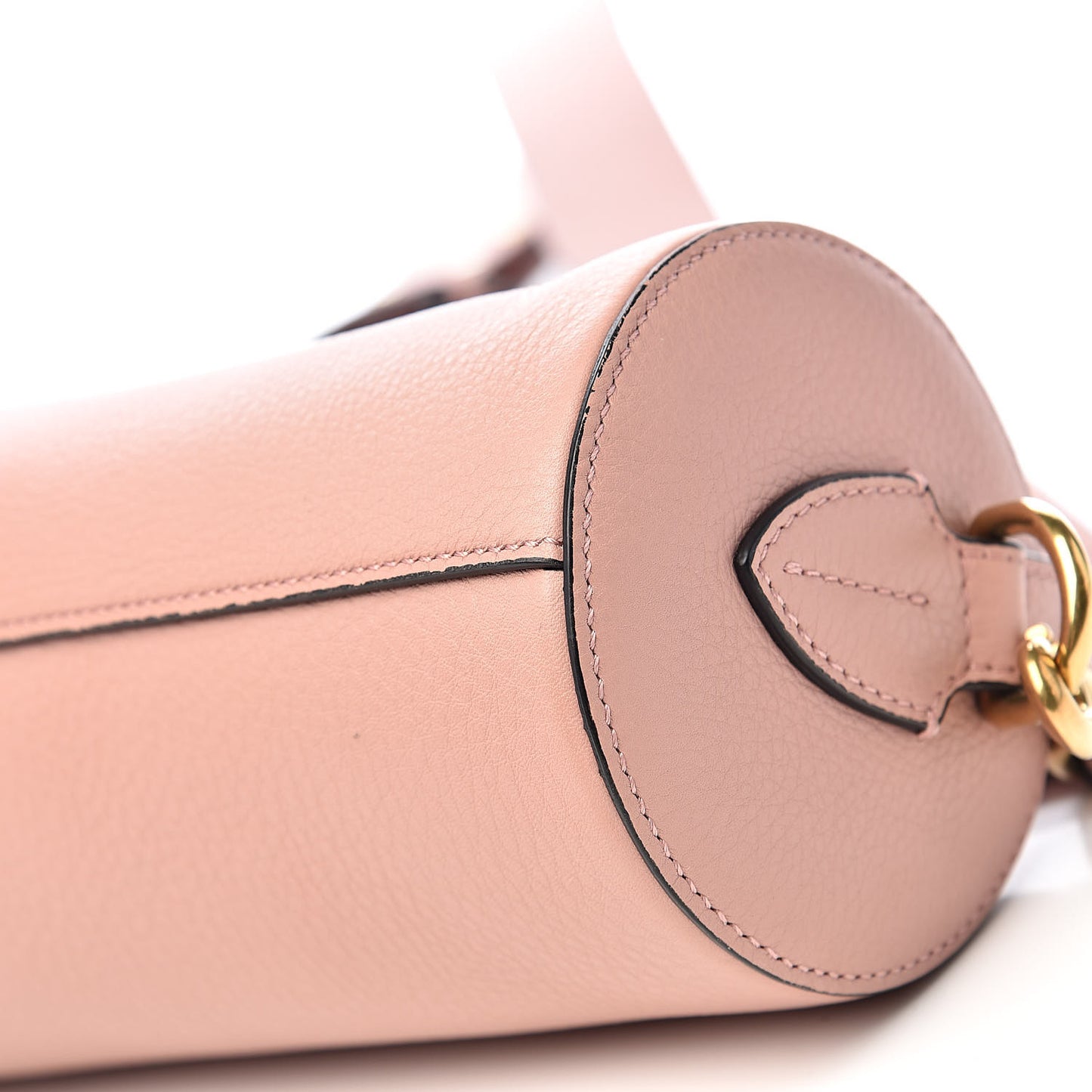 Calfskin The Barrel Bag Dusty Rose