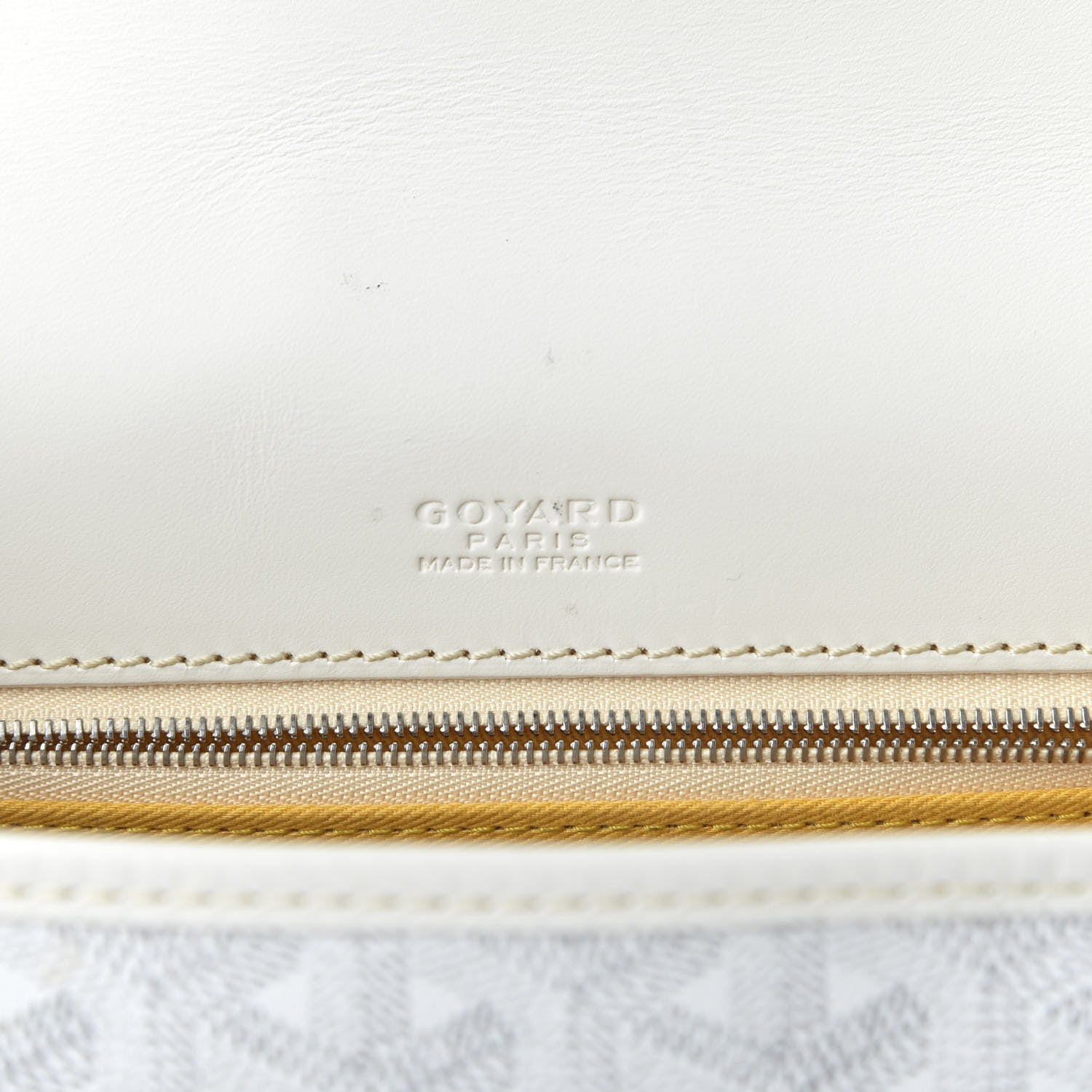 Goyard Goyardine Belvedere PM Messenger Bag White 8 of 9
