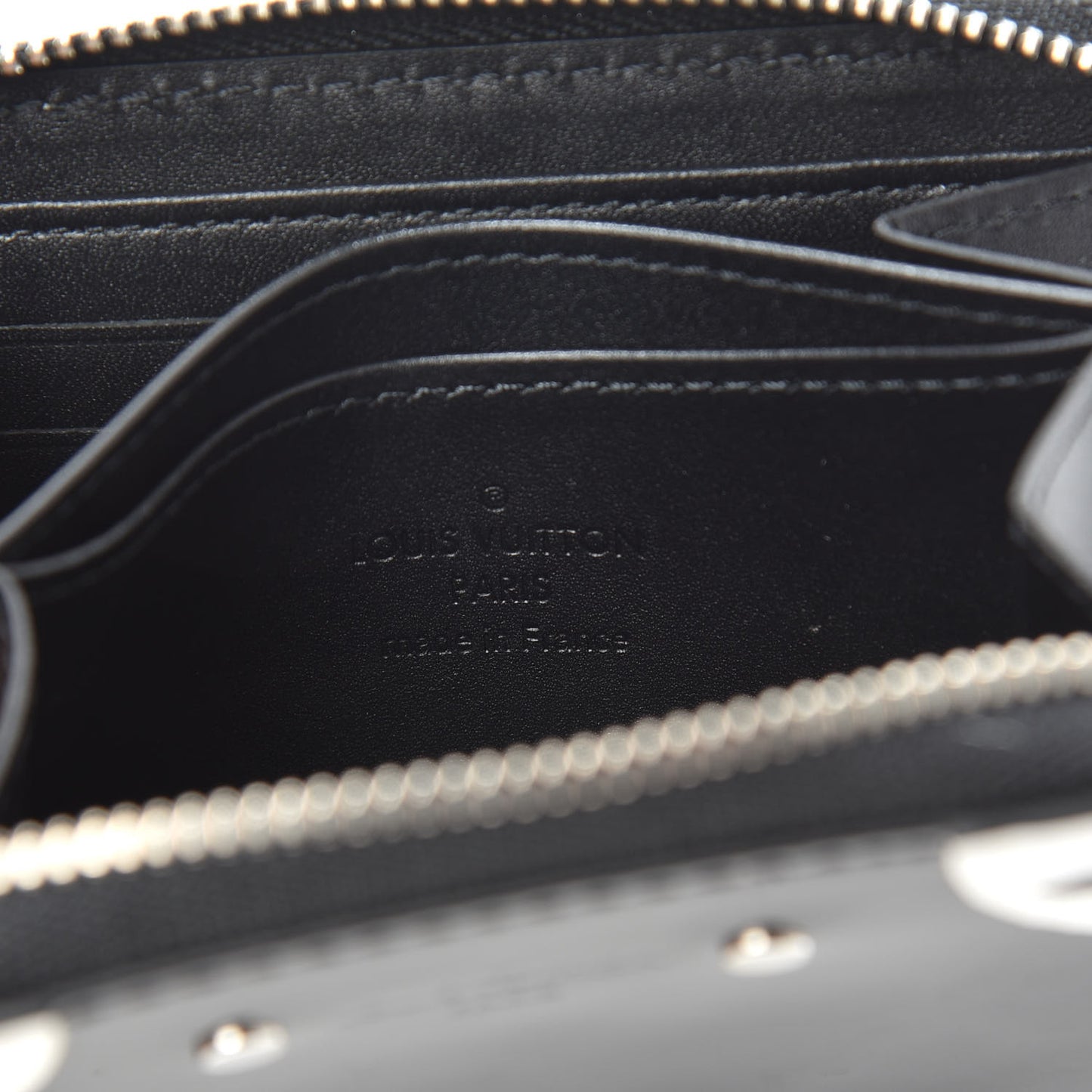 Patent Miroir Venice Zippy Coin Purse Black