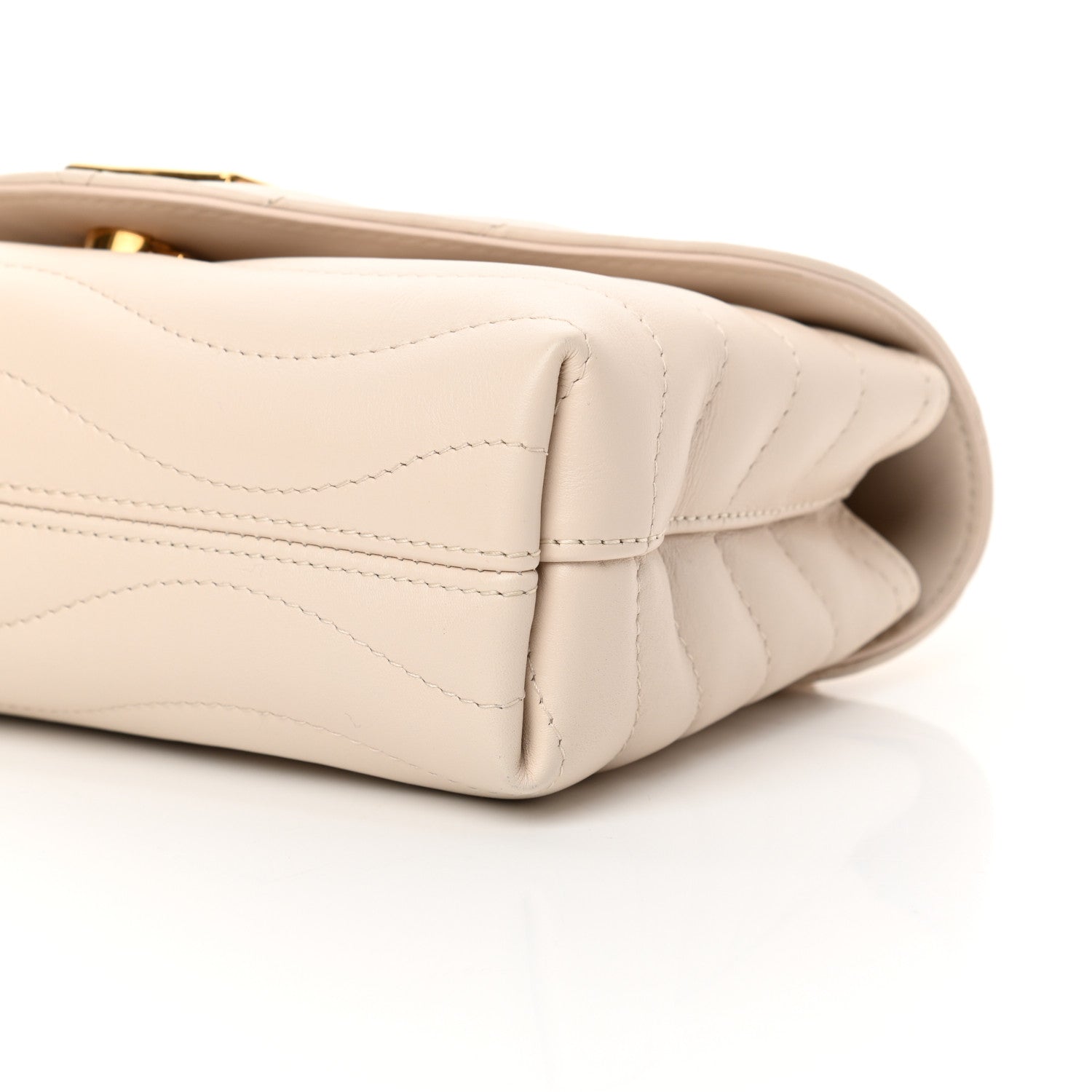 Louis Vuitton Calfskin LV New Wave Chain Bag Ivory 9 of 13