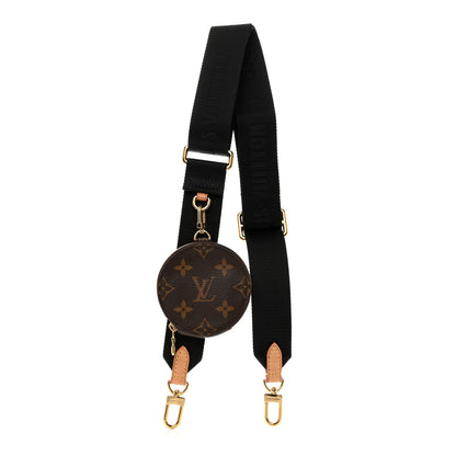 Louis Vuitton Monogram Multi Pochette Accessories Bandouliere Shoulder Strap Black 1 of 7