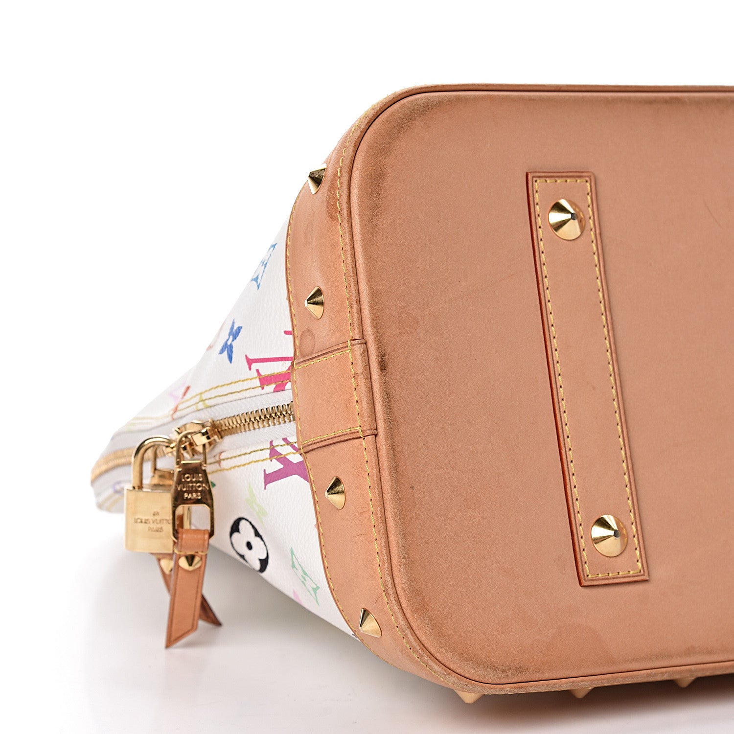 Louis Vuitton Monogram Multicolor Alma GM White 10 of 15