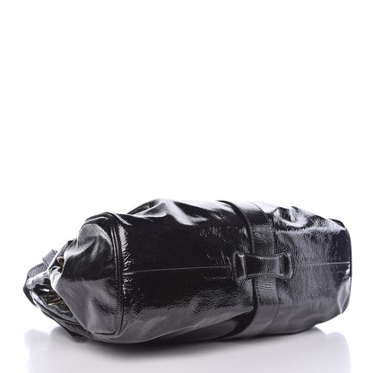 Jimmy Choo Crushed Patent Ramona Black 4 of 9