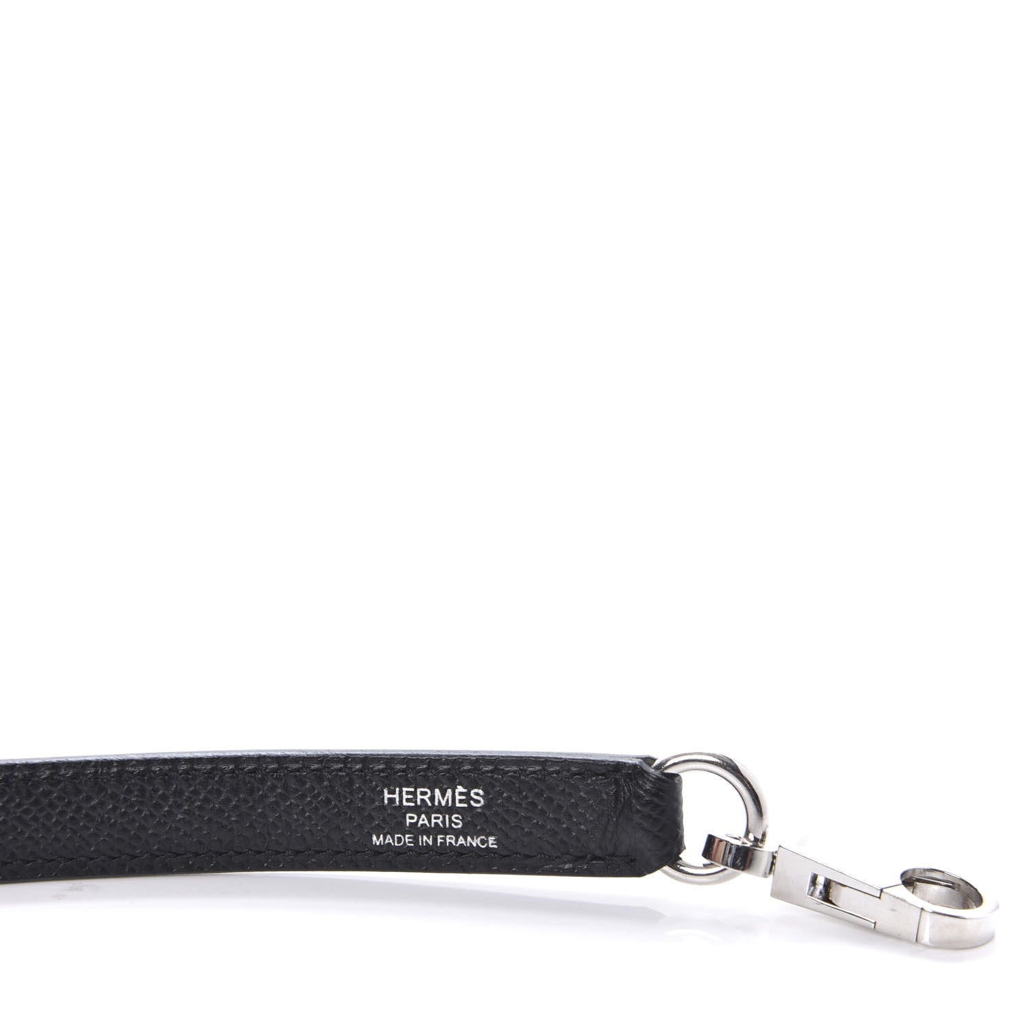 Hermes Epsom 16mm Tressage Shoulder Strap Black Bleu Indigo 4 of 6