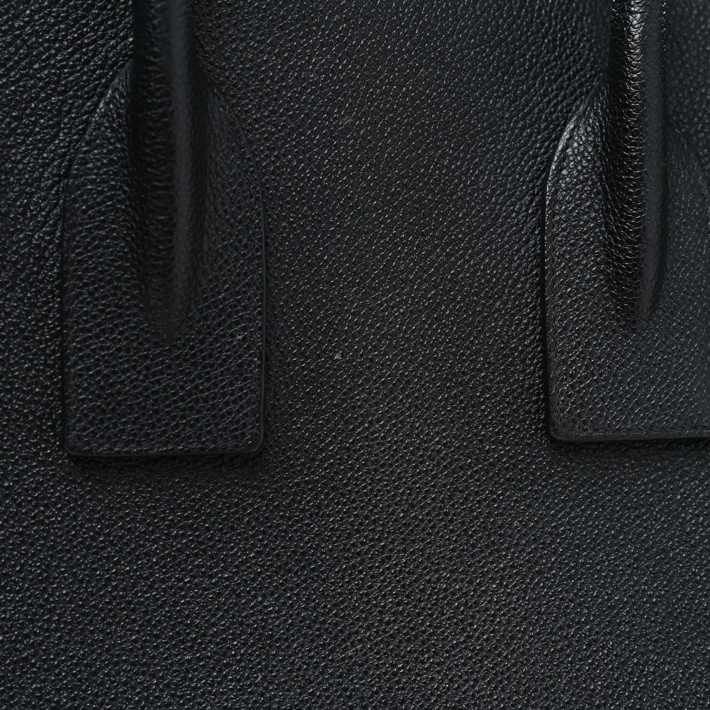 Grained Calfskin Small Sac De Jour Black