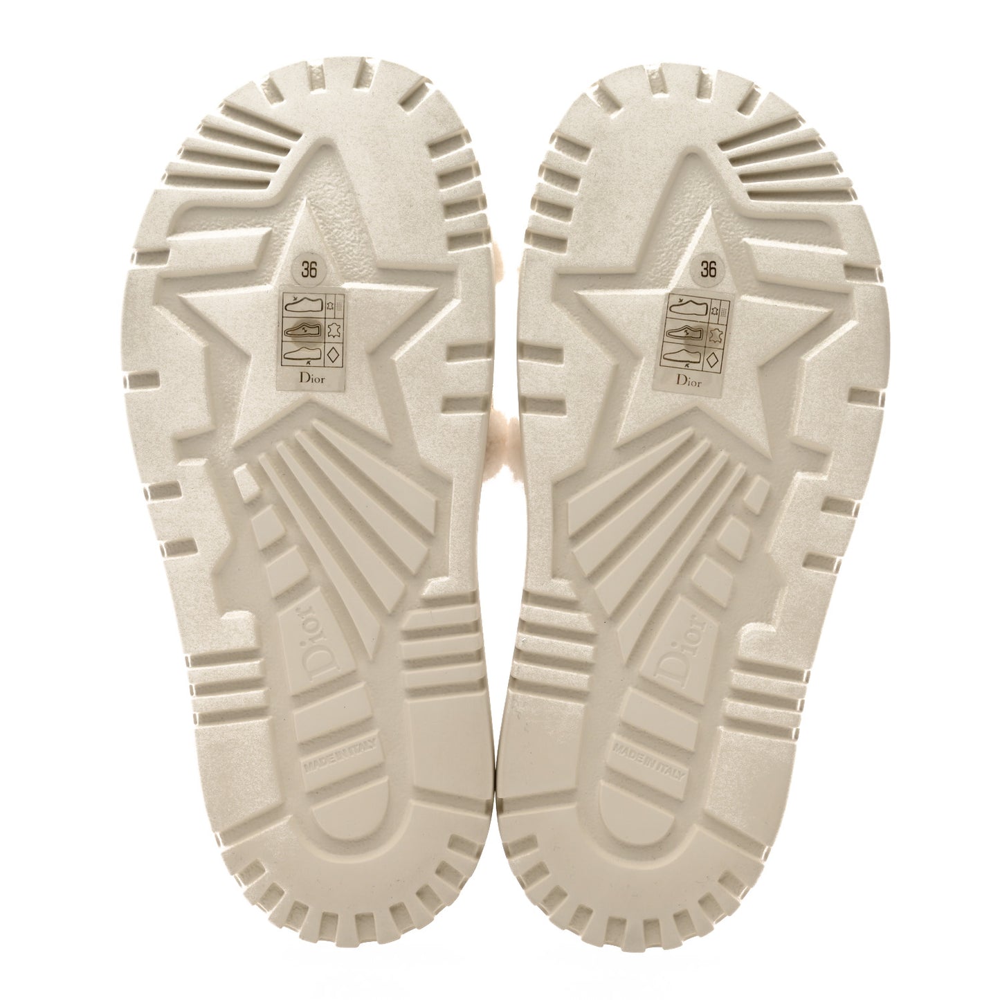 Shearling Canvas Lurex Embroidered Dway 10mm Slide Sandals 40 Natural Platinum