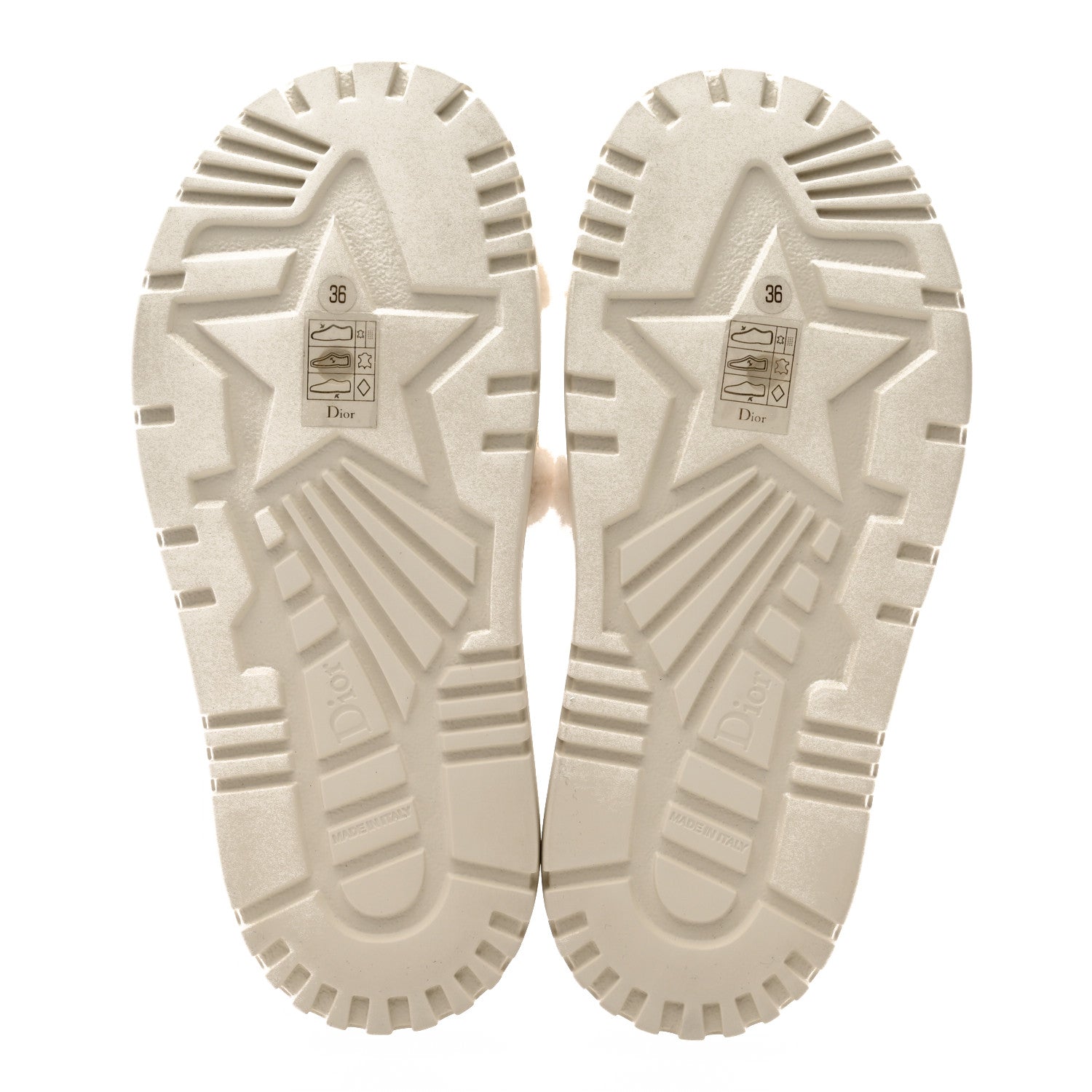 Christian Dior Shearling Canvas Lurex Embroidered Dway 10mm Slide Sandals 40 Natural Platinum 5 of 9