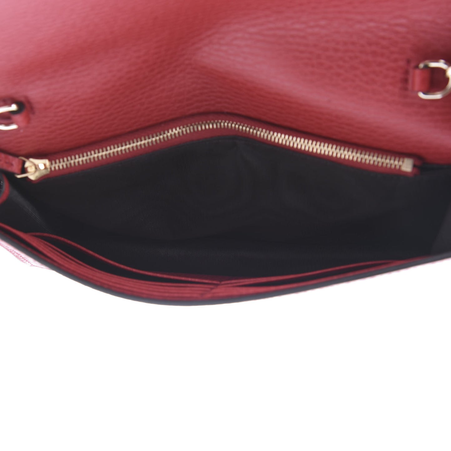 Dollar Calfskin Medium Betty Chain Wallet Tabasco