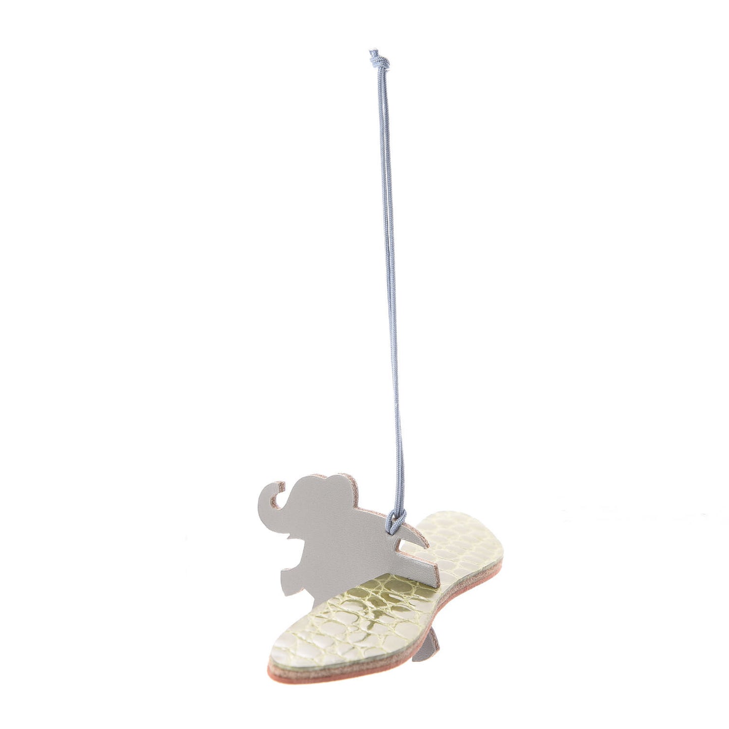 Crocodile Epsom Tadelakt Petit H Flying Elephant Ornament Charm