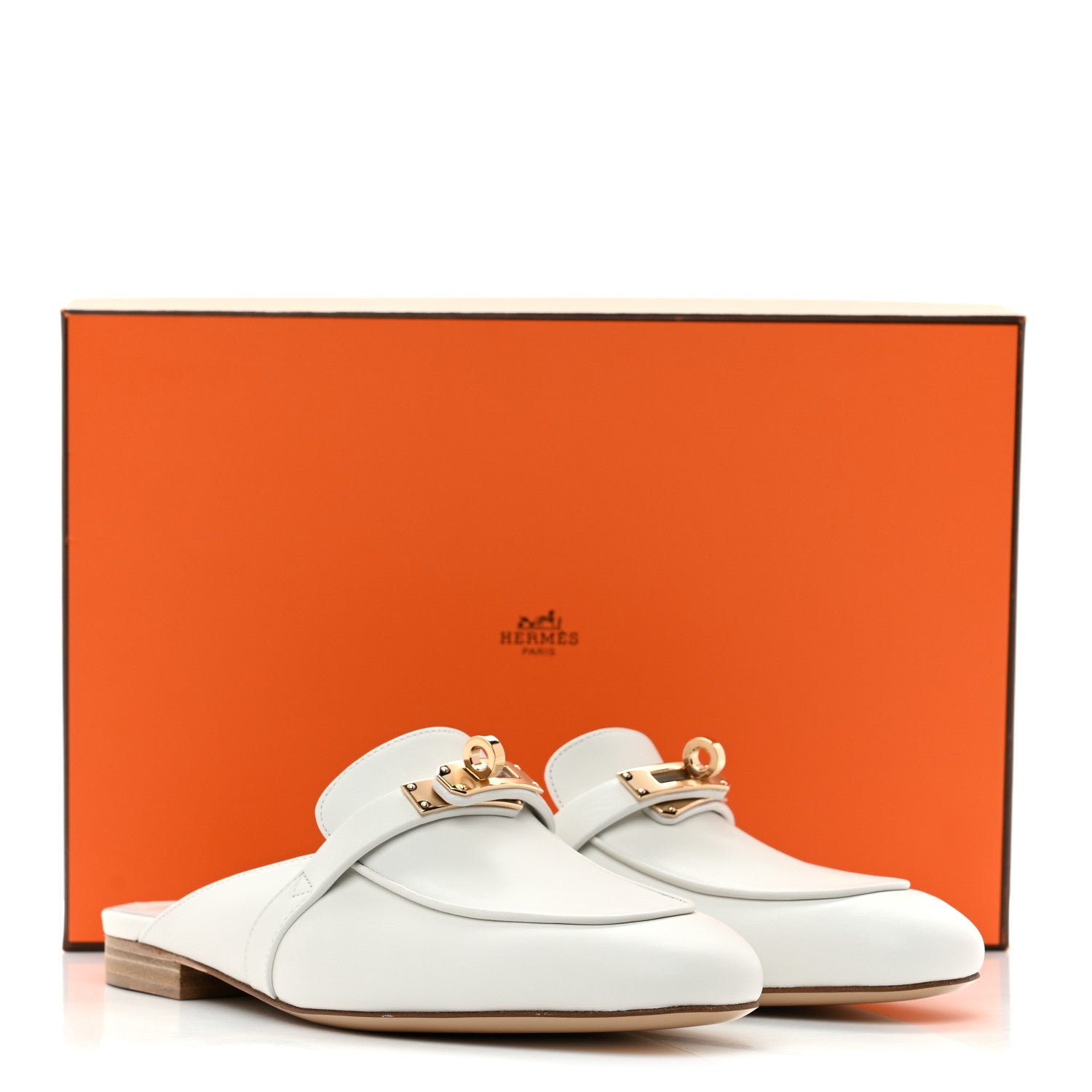 Hermes Calfskin Oz Mules 36 White 1777333 – FASHIONPHILE