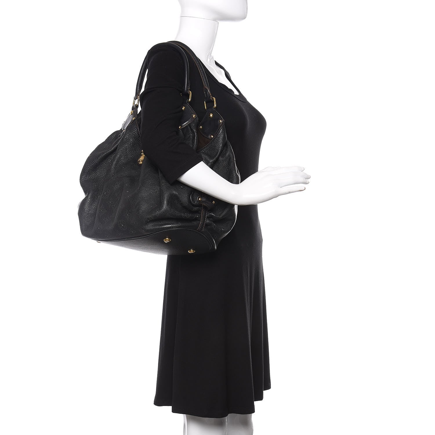 Louis Vuitton Mahina L Gris Fonce 2 of 15