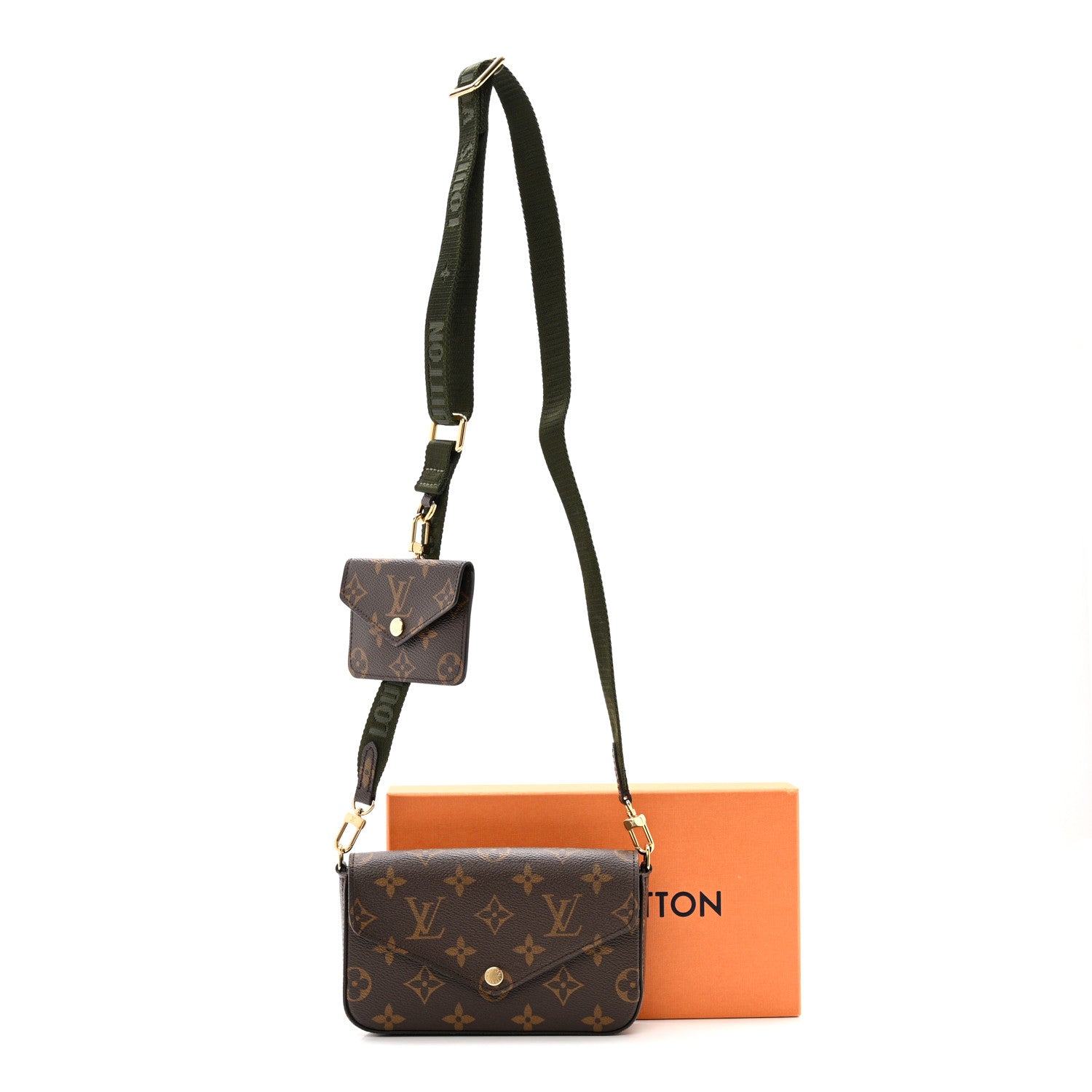 Louis Vuitton Monogram Felicie Strap & Go Kaki 12 of 12