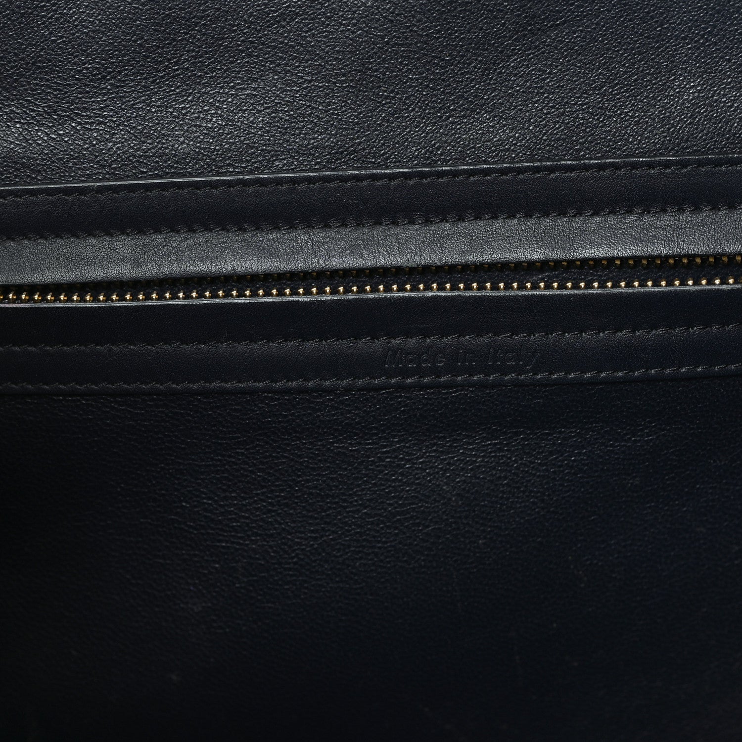 Celine Crocodile Embossed Nubuck Medium Phantom Luggage Navy Blue 6 of 9