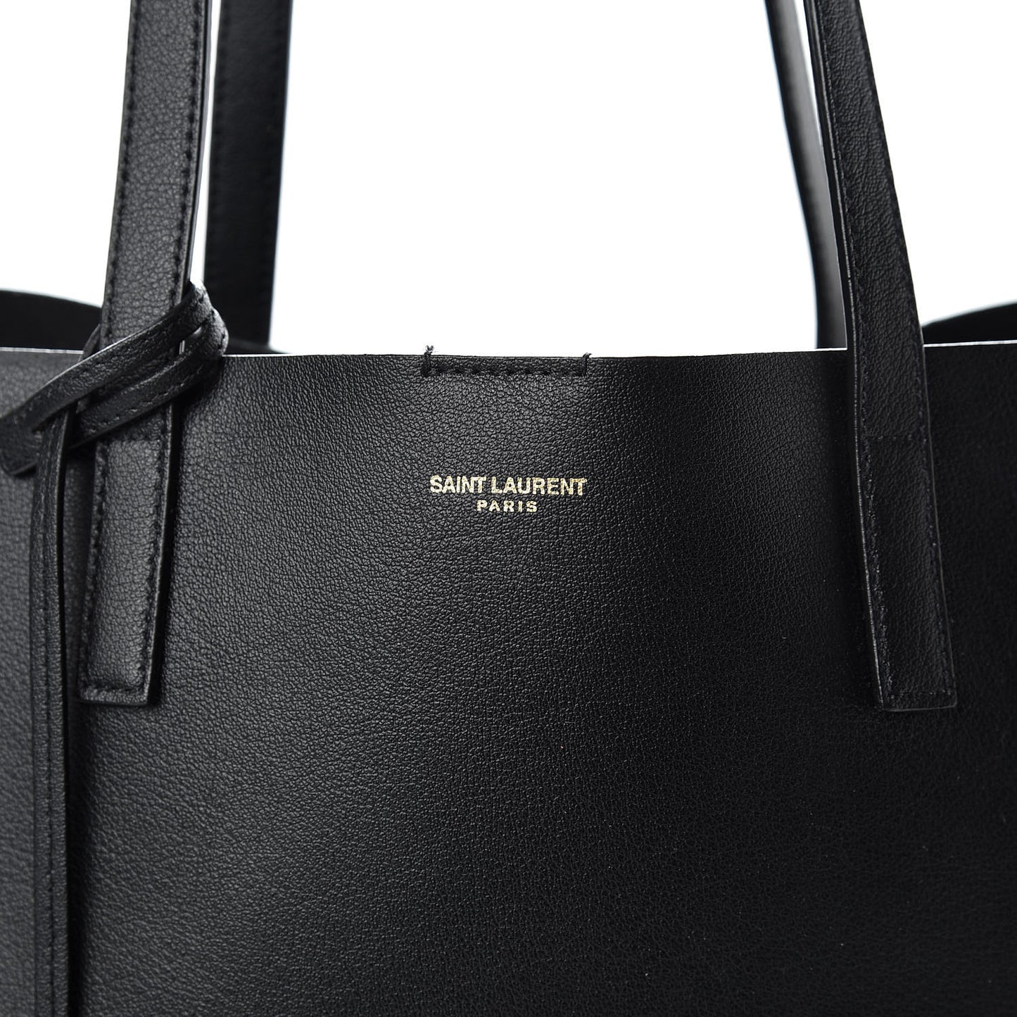 Calfskin Large Shopping Tote Black