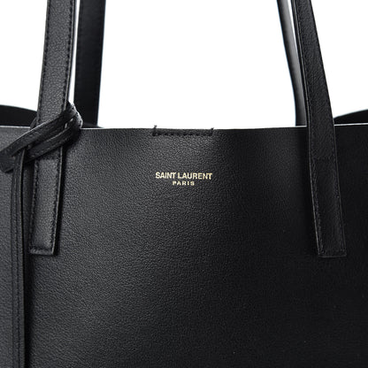 Saint Laurent Calfskin Large Shopping Tote Black 9 of 12