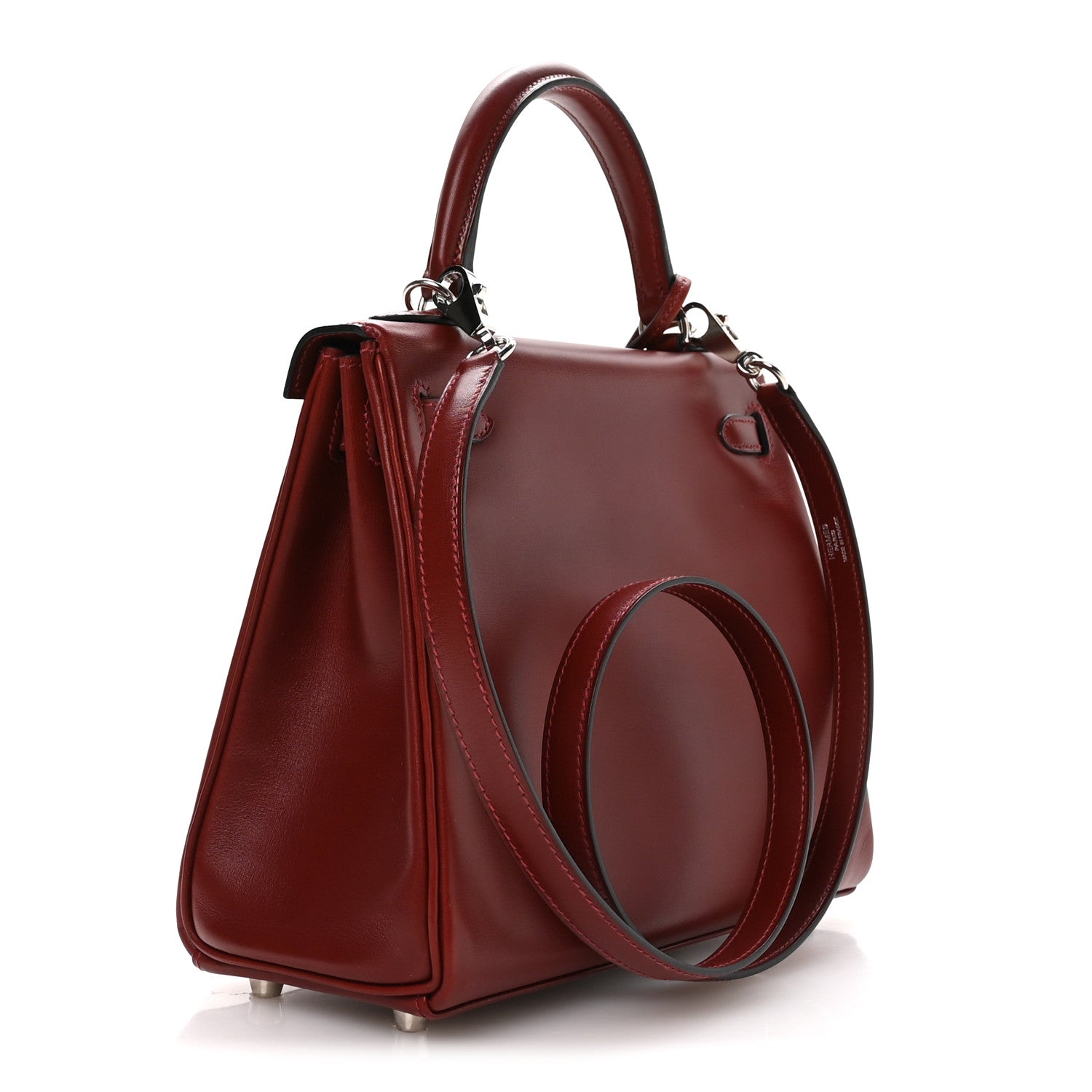 Hermes Box Kelly Retourne 25 Rouge H 3 of 11