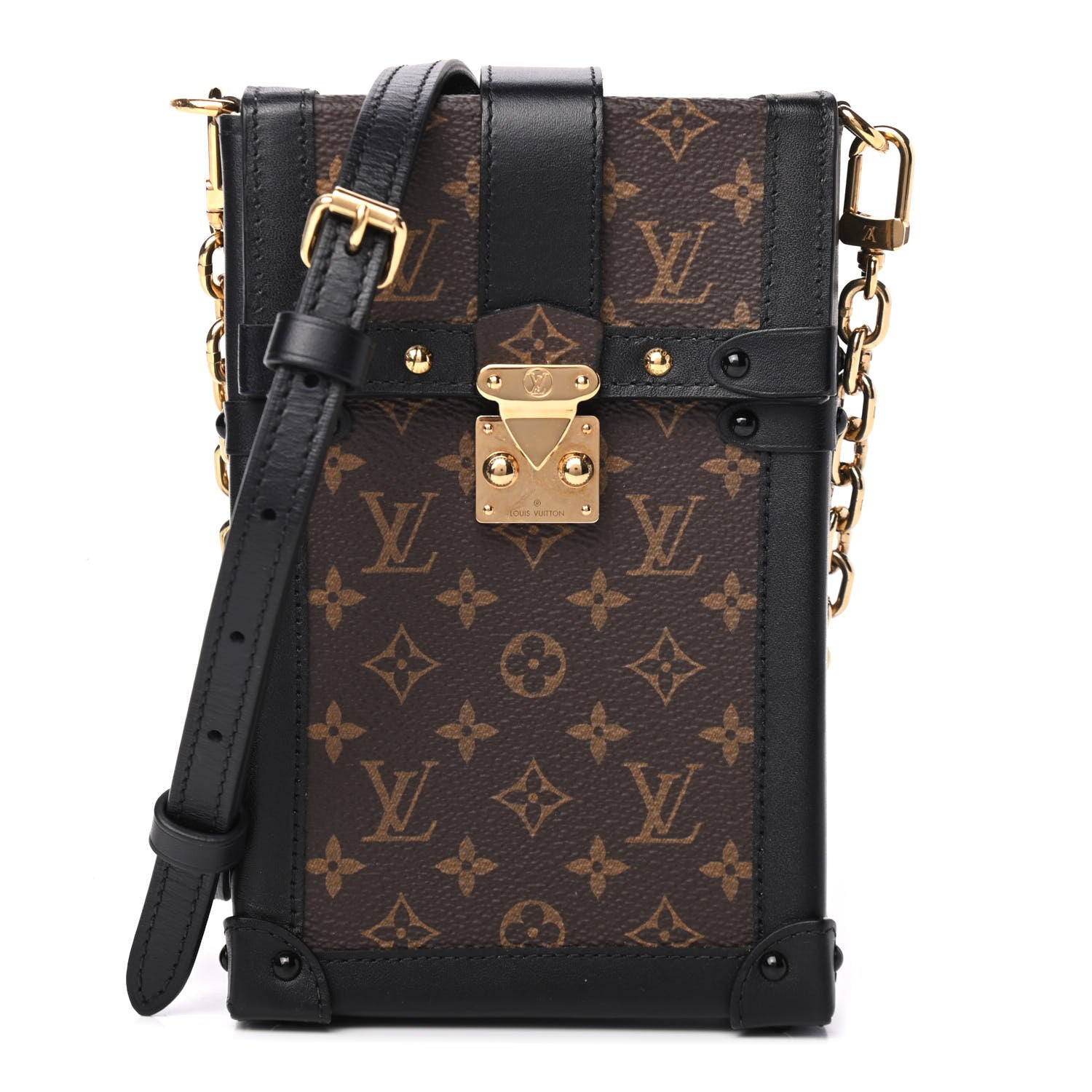 Louis Vuitton Monogram Pochette Trunk Verticale Black 1 of 4