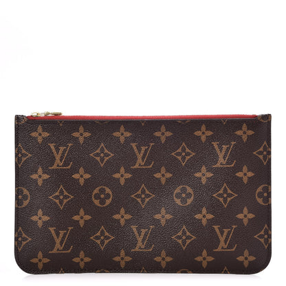 Louis Vuitton Monogram Neverfull MM GM Pochette Cherry 1 of 8