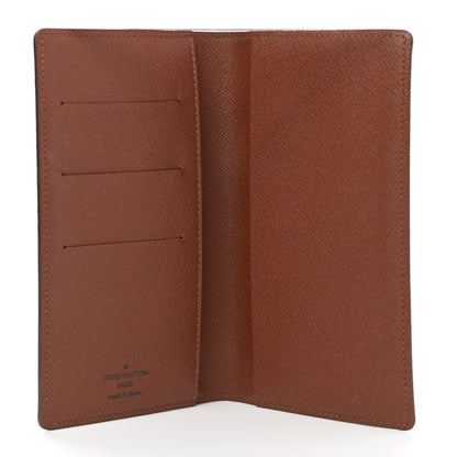 Louis Vuitton Monogram Checkbook Holder Case Wallet 5 of 8