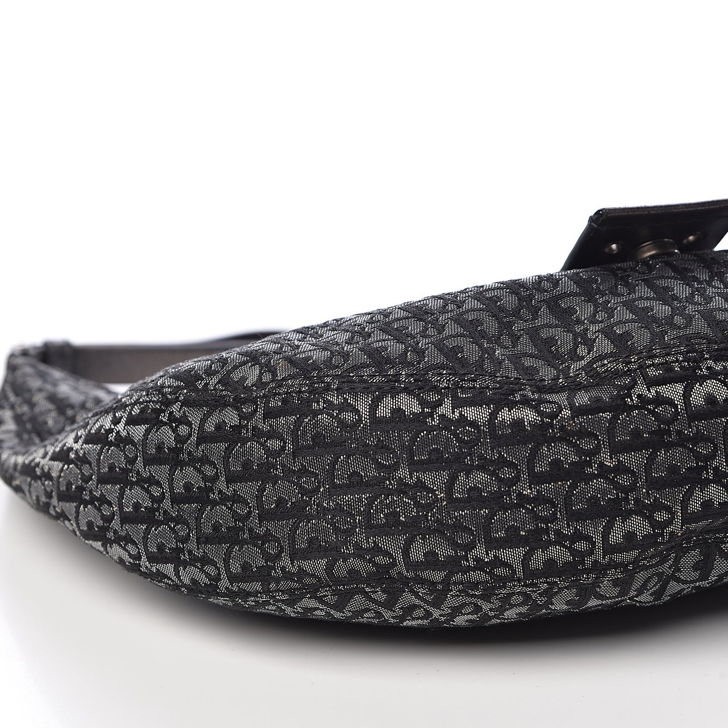 Monogram Street Chic Hobo Silver Black