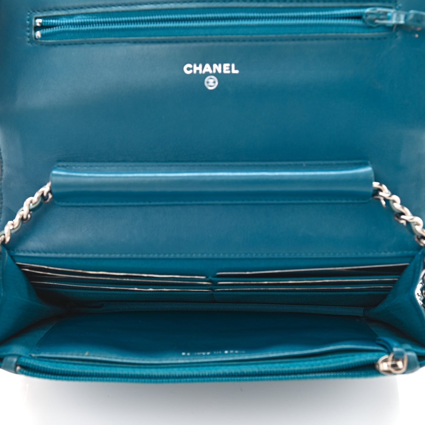 Patent CC Logo Wallet On Chain WOC Blue