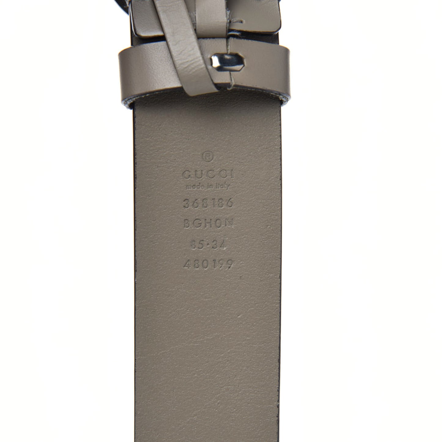 Selleria Calfskin Nickel Interlocking G 37mm Belt 85 34 Rocky