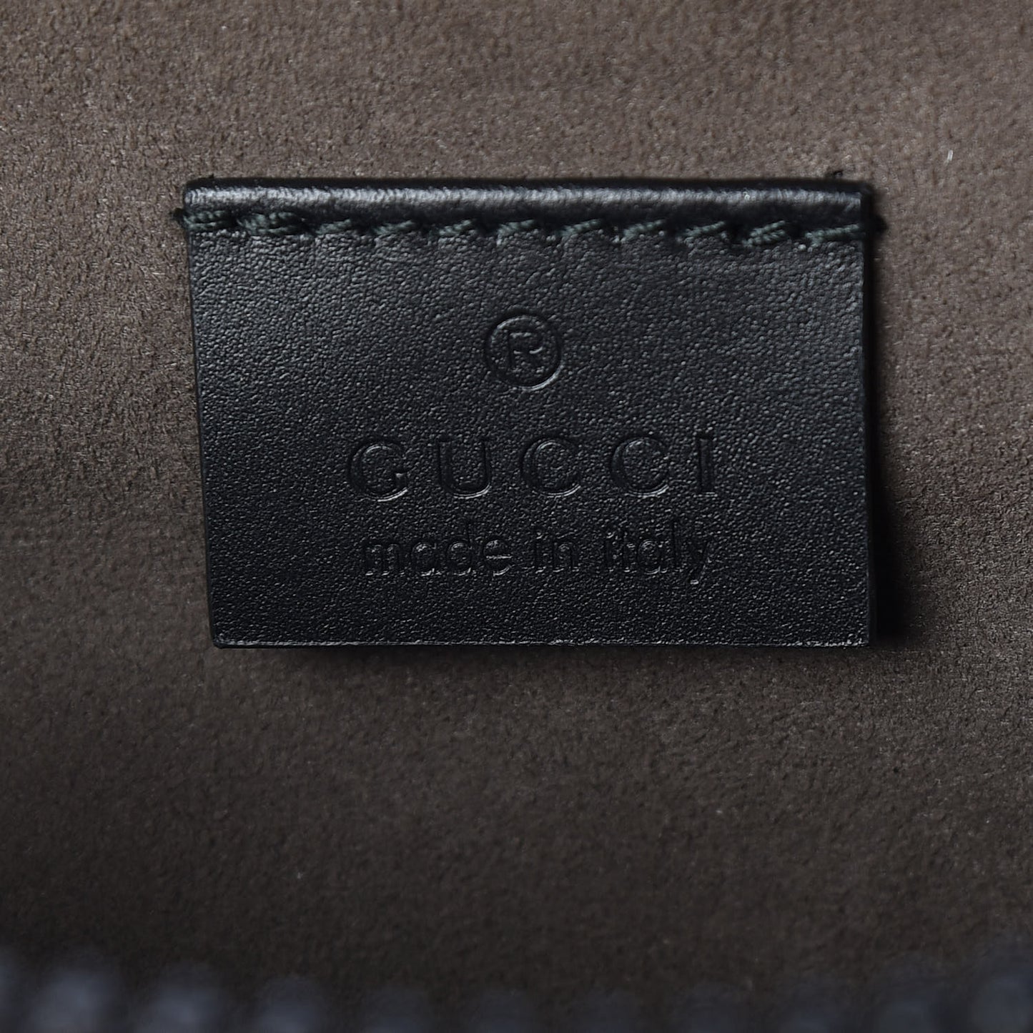 GG Supreme Monogram Belt Bag Black