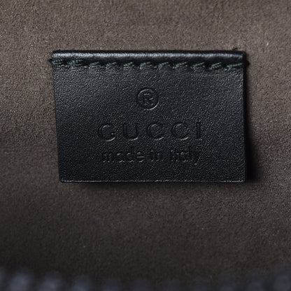Gucci GG Supreme Monogram Belt Bag Black 8 of 9