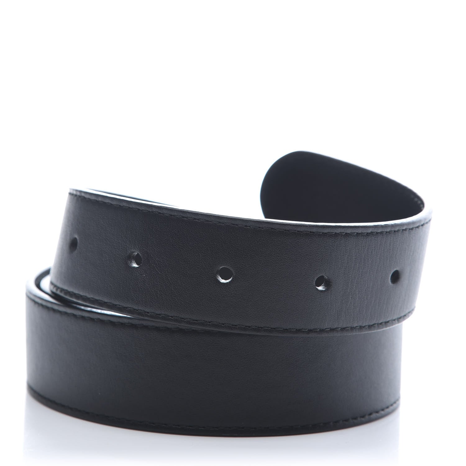 Gucci Calfskin Double G 30mm Belt 85 34 Black 3 of 5