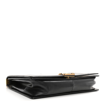 Chanel Glazed Calfskin Large Boy Flap Black 4 of 15