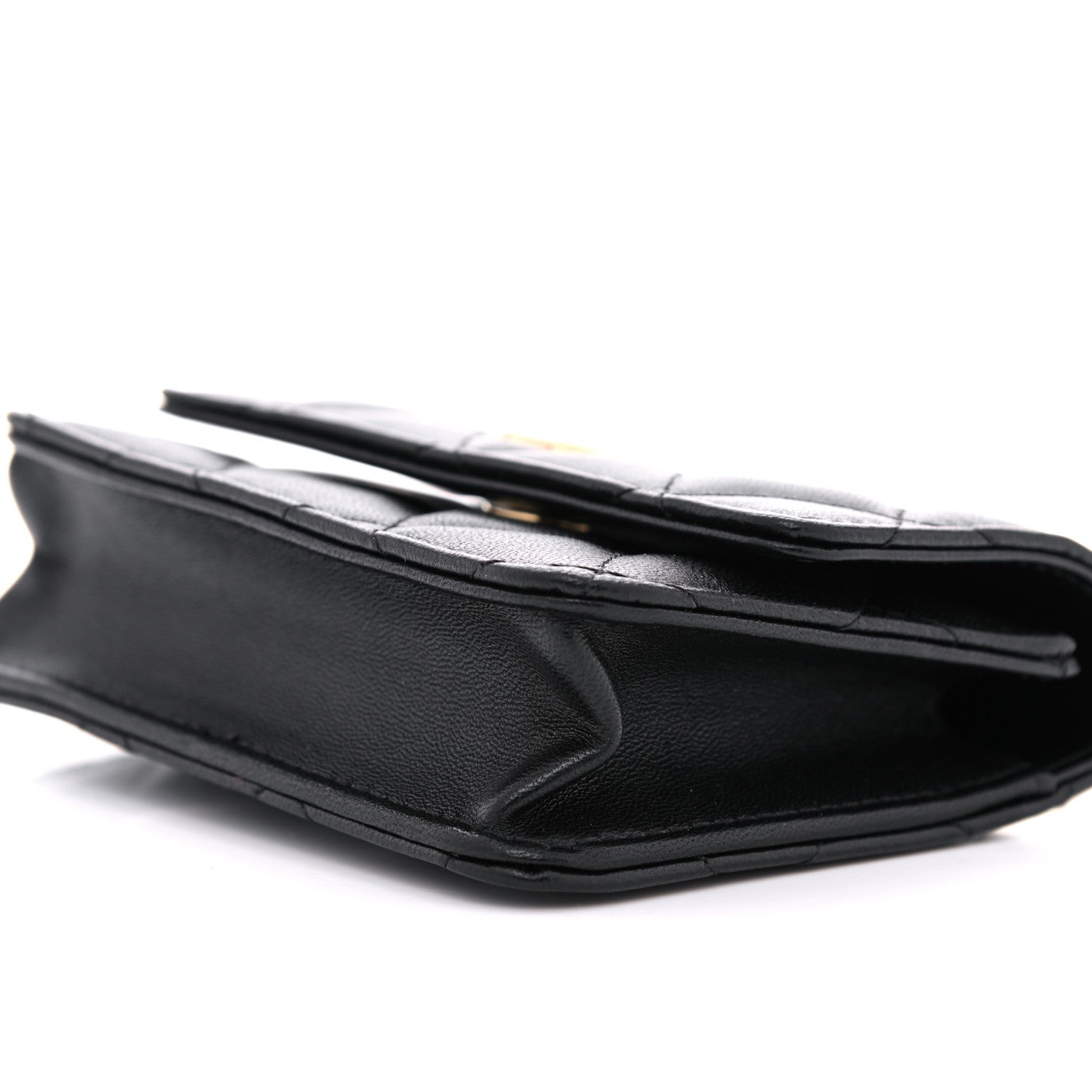 Chanel Lambskin Quilted CC Hook Card Holder Black 10 of 12