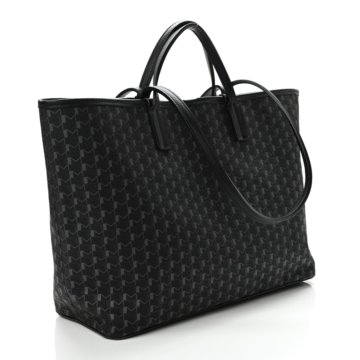 Calfskin Canvas 1920 M Monogram MM Tote Black Multicolor