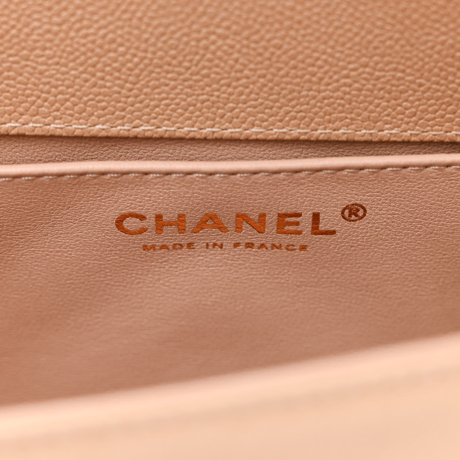 Chanel Caviar Chevron Quilted Medium Boy Flap Beige 6 of 10