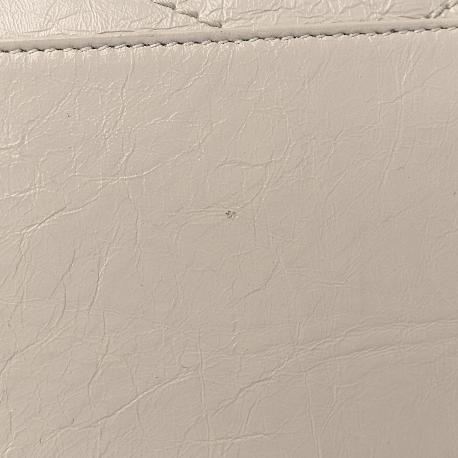 Saint Laurent Crinkled Calfskin Matelasse Monogram Large Niki Shopper Tote Cream Soft 15 of 17