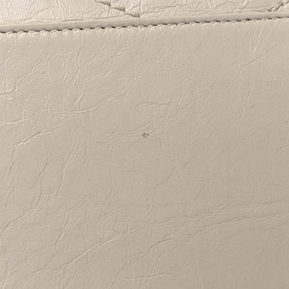 Saint Laurent Crinkled Calfskin Matelasse Monogram Large Niki Shopper Tote Cream Soft 15 of 17