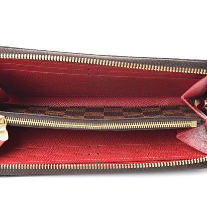 Louis Vuitton Damier Ebene Clemence Wallet Cherry 5 of 7