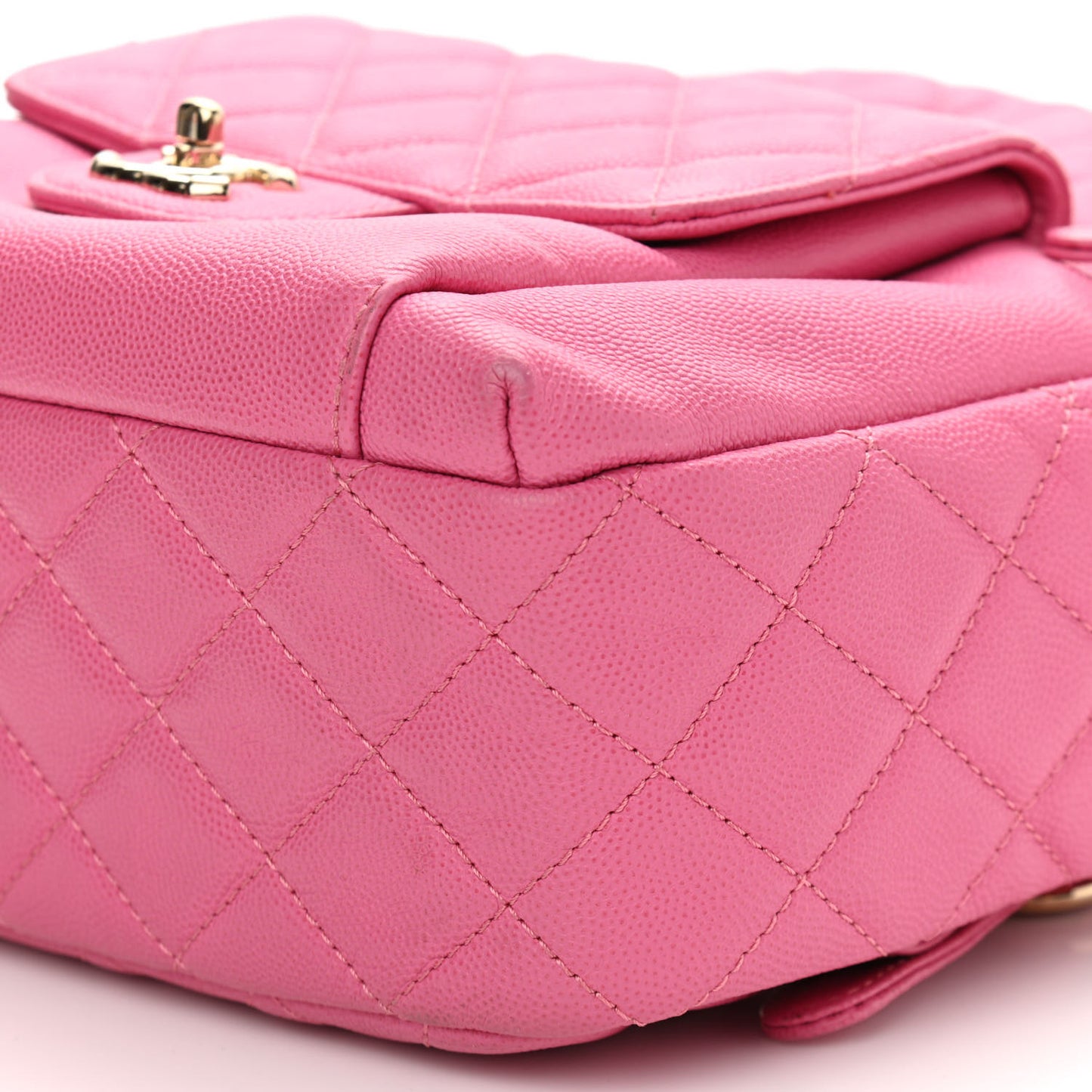 Caviar Quilted Large CC Day Backpack Pink