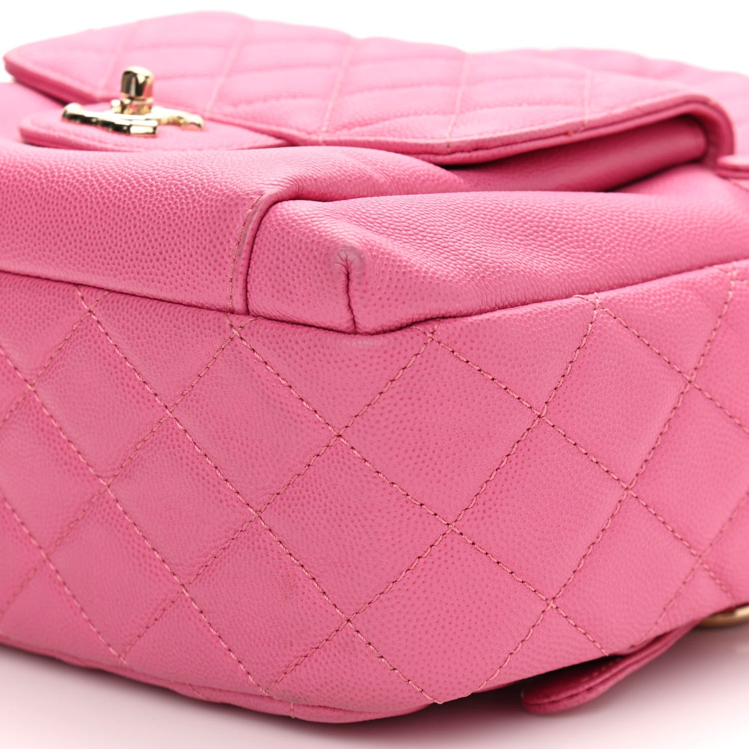 Chanel Caviar Quilted Large CC Day Backpack Pink 10 of 14