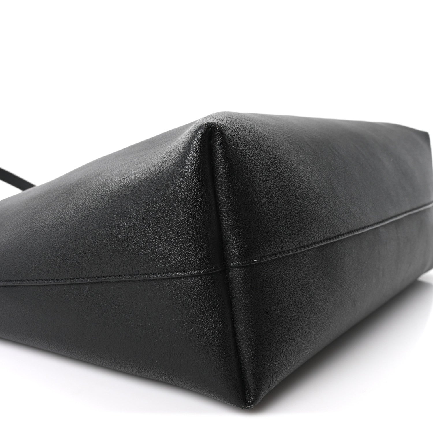 Saint Laurent Calfskin Large Shopping Tote Black 9 of 10