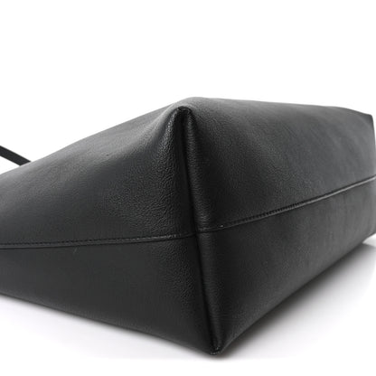 Saint Laurent Calfskin Large Shopping Tote Black 9 of 10