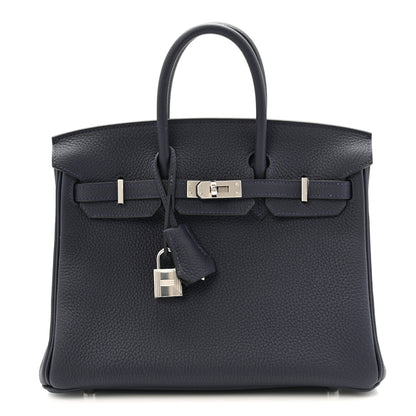 Hermes Togo Birkin 25 Bleu Nuit 1 of 11