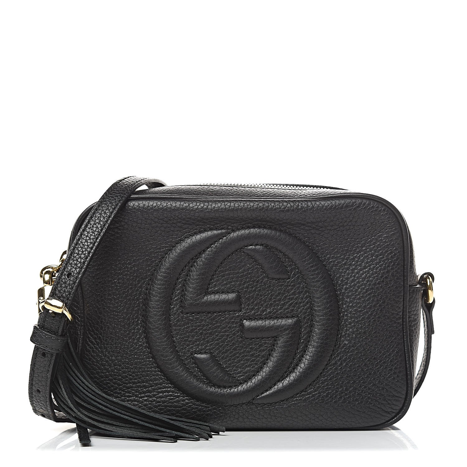 Gucci Pebbled Calfskin Small Soho Disco Bag Black 1 of 13