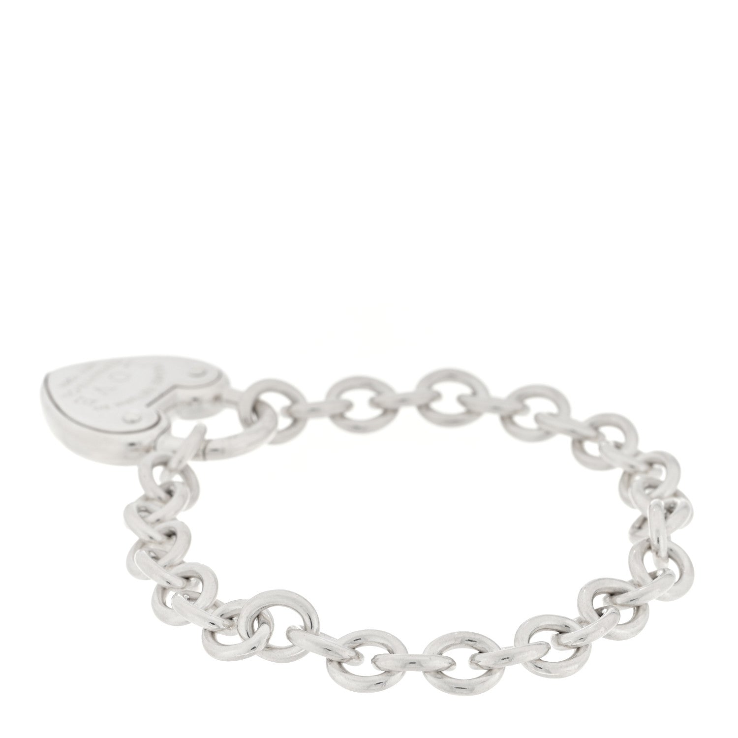 Tiffany Sterling Silver Return to Tiffany Love Lock Bracelet 2 of 3