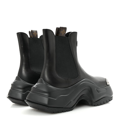 Louis Vuitton Calfskin Archlight 2.0 Block Heel Ankle Boots 38.5 Black 5 of 9